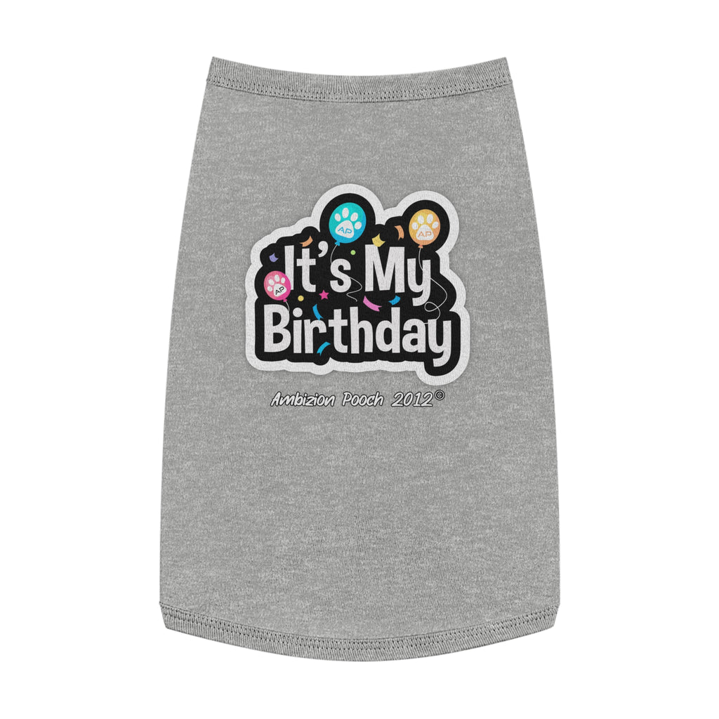 It's My Birthday Pet Tank Top - Fun & Festive