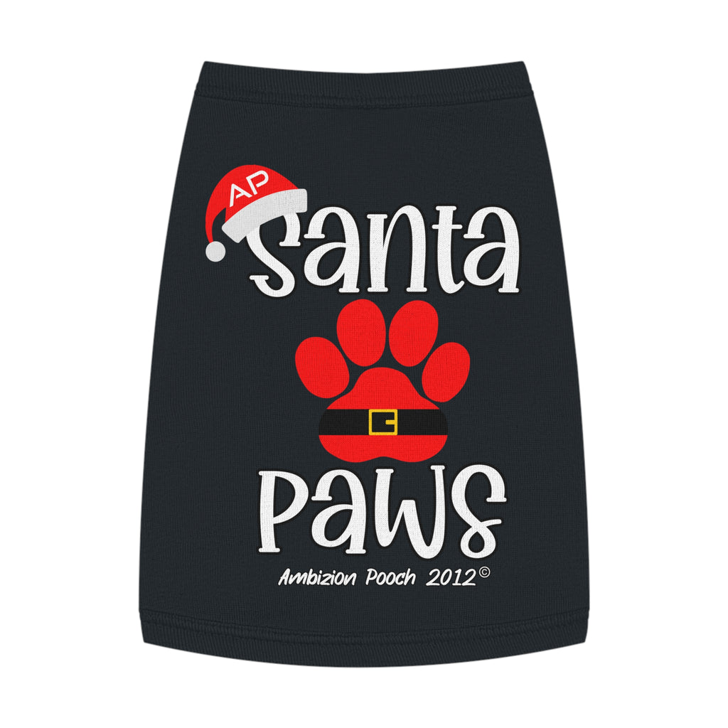 "Santa Paws" Christmas Doggy Tank Top