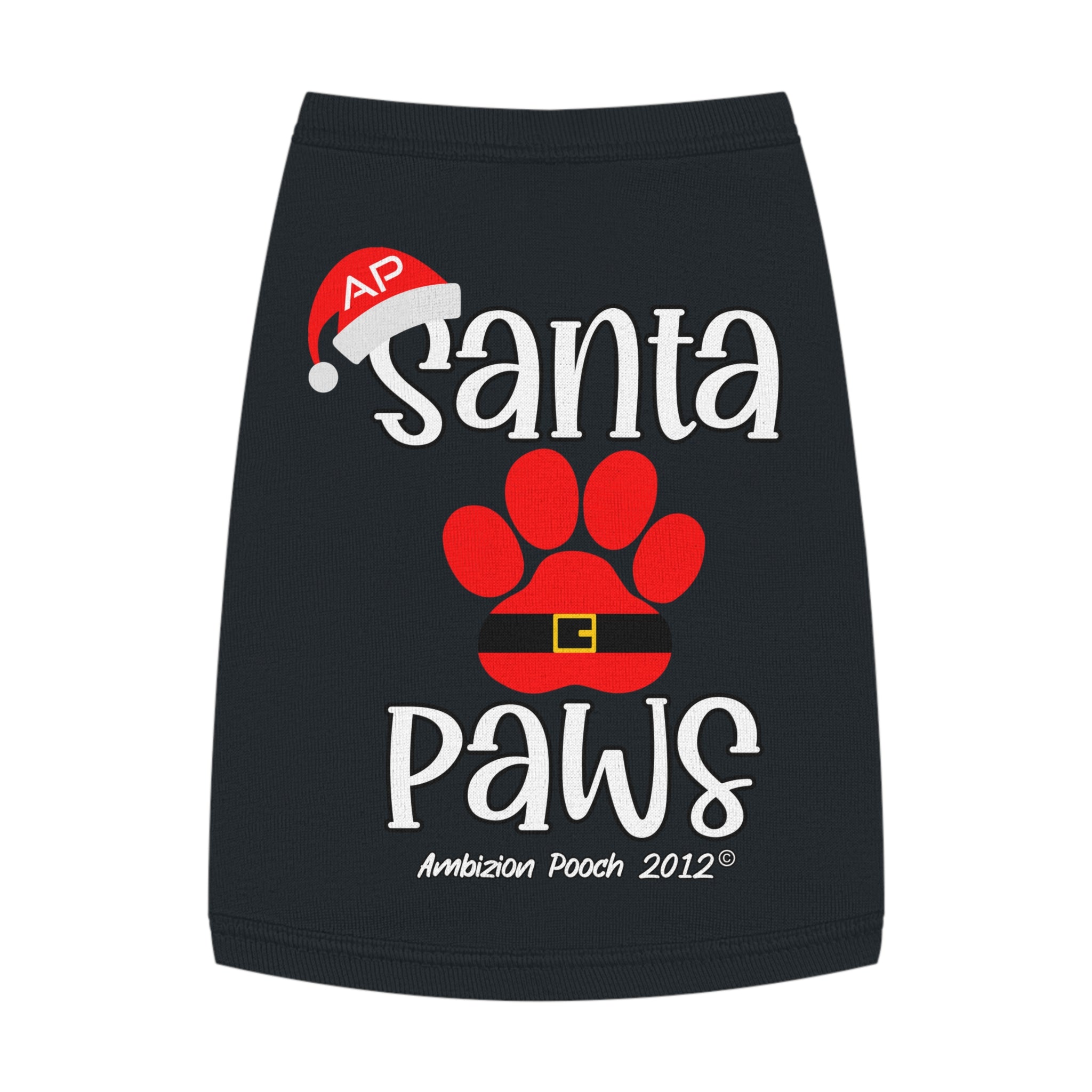 "Santa Paws" Christmas Doggy Tank Top