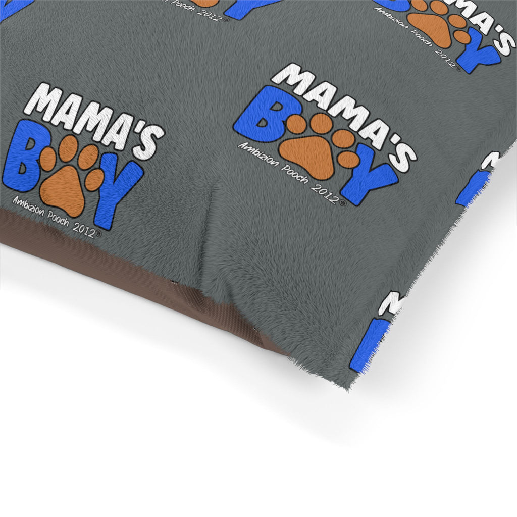 Mama's Boy Monogram Pet Bed