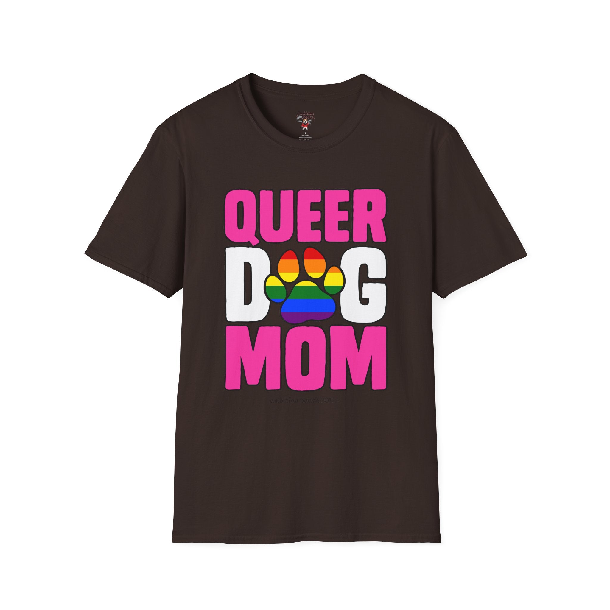 Queer Dog Mom Unisex Softstyle T-Shirt