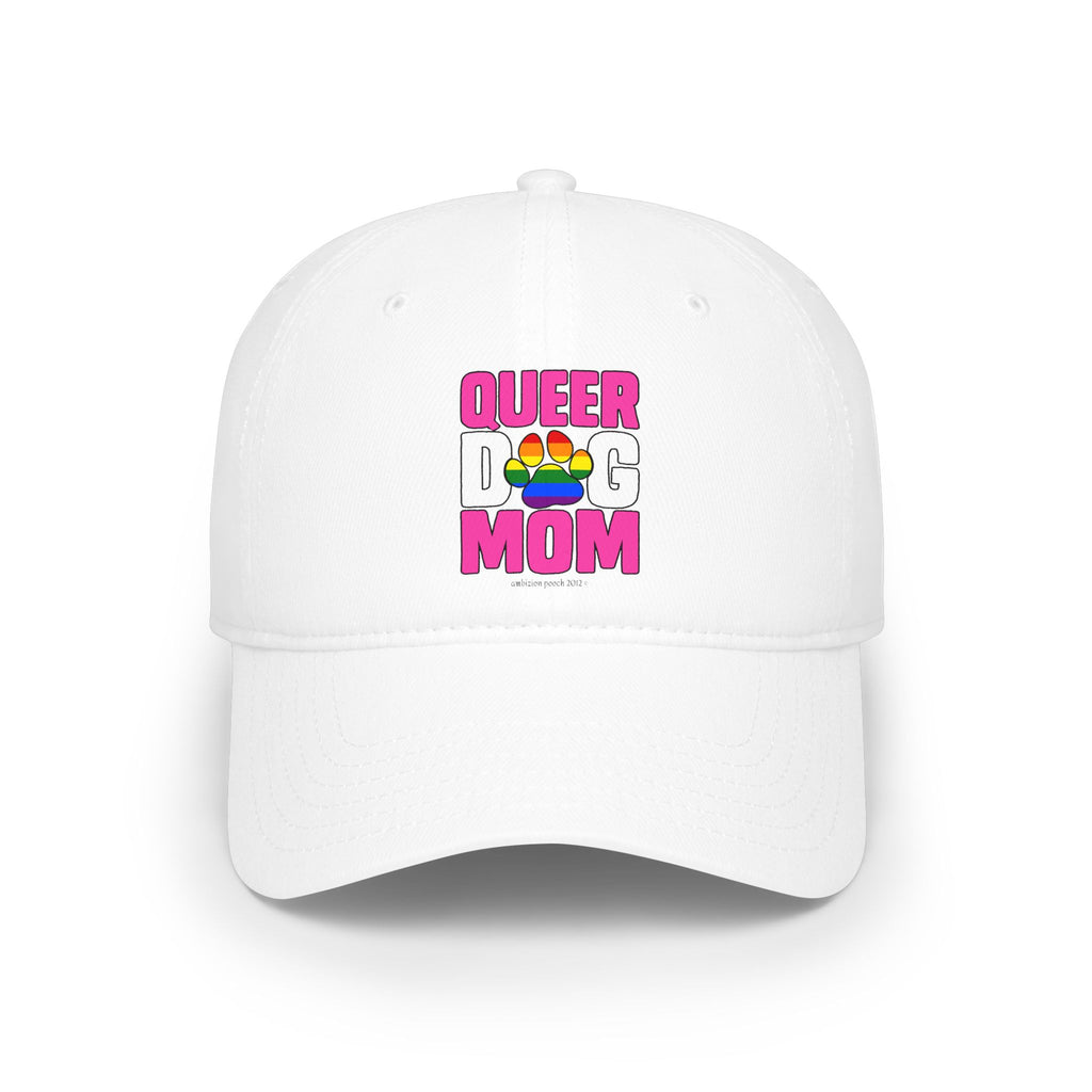 Queer Dog Mom Low Profile Baseball Cap