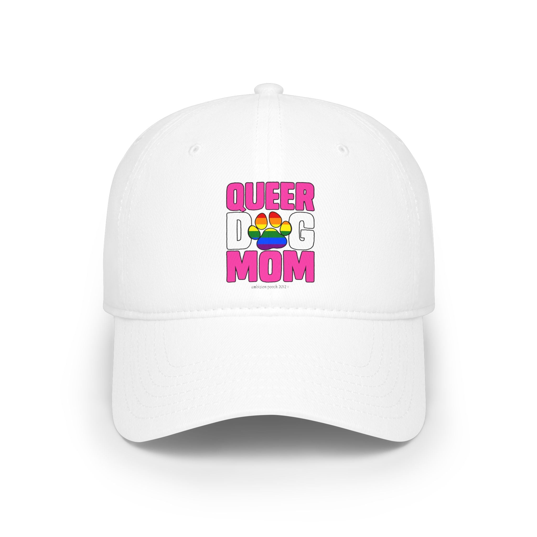 Queer Dog Mom Low Profile Baseball Cap