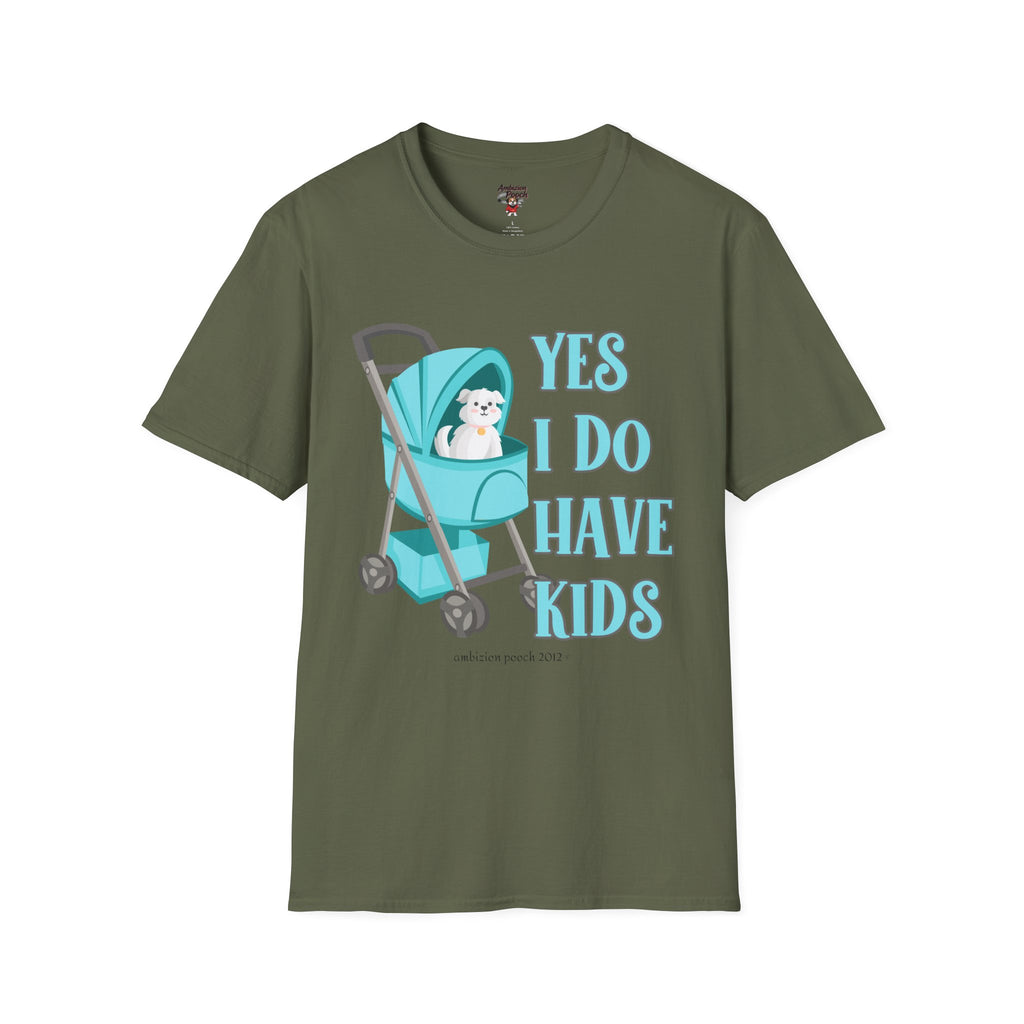 Yes I Do Have Kids Unisex Softstyle T-Shirt