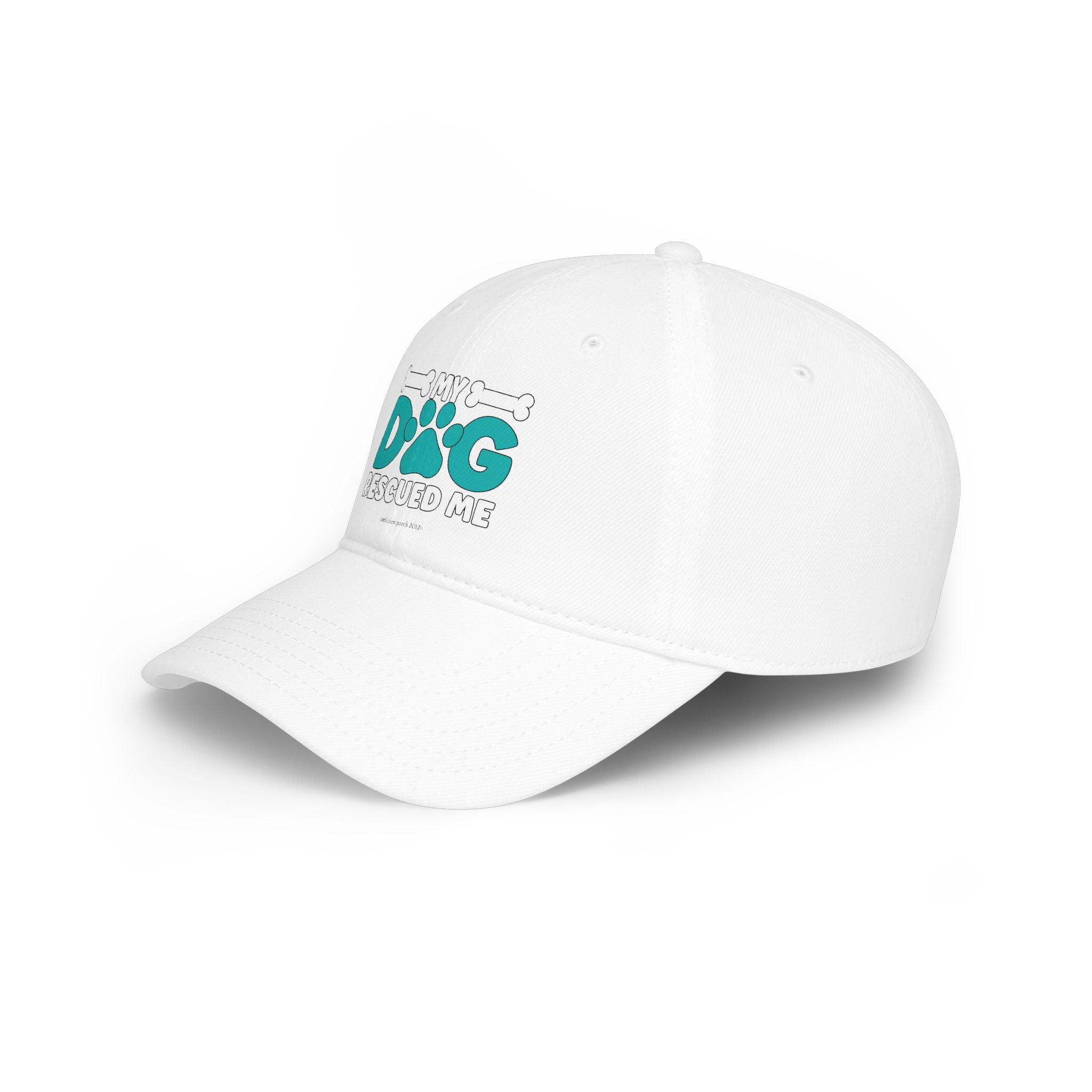 My Dog Rescued Me Low Profile Baseball Cap