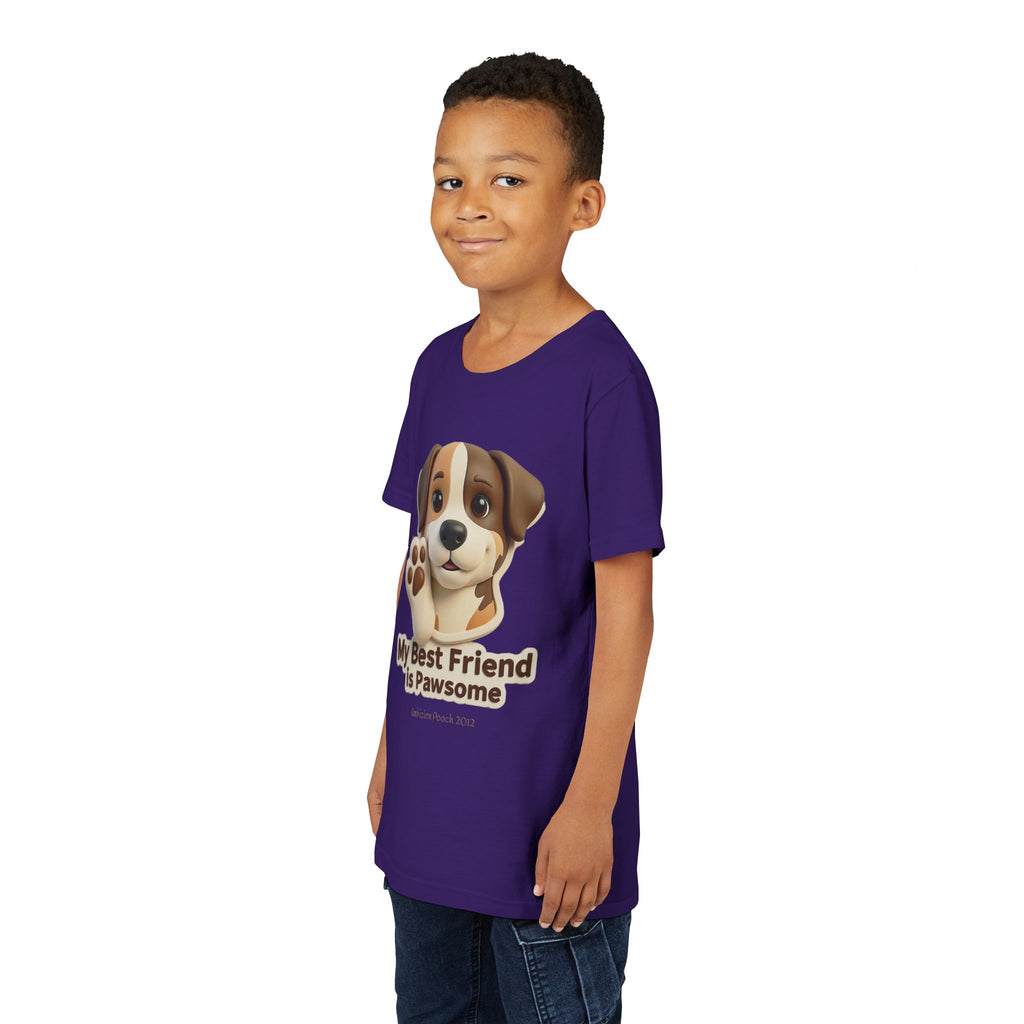 "My Best Friend is Pawsome" Kids Tee