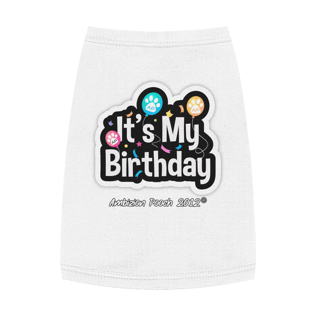 It's My Birthday Pet Tank Top - Fun & Festive