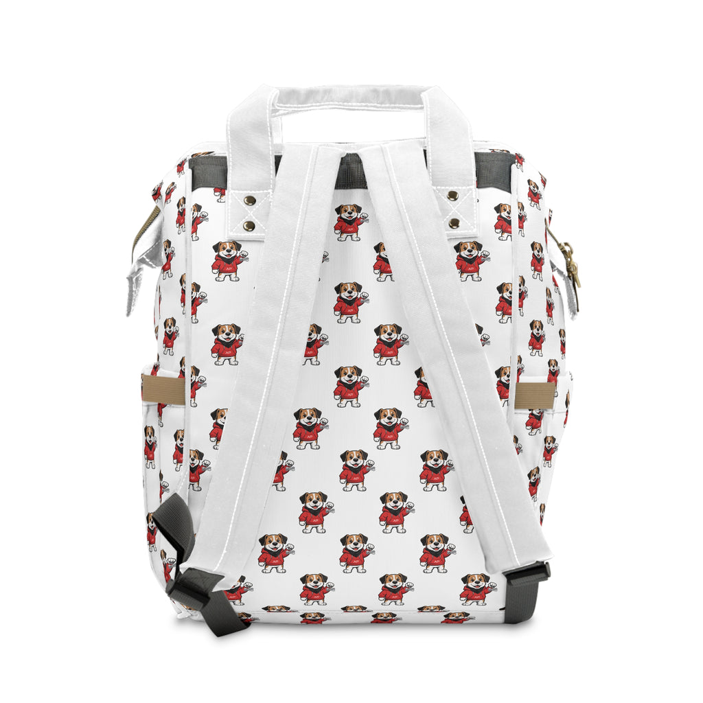 Ambizion Pooch Signature Puppy/Doggy Multifunctional Backpack White