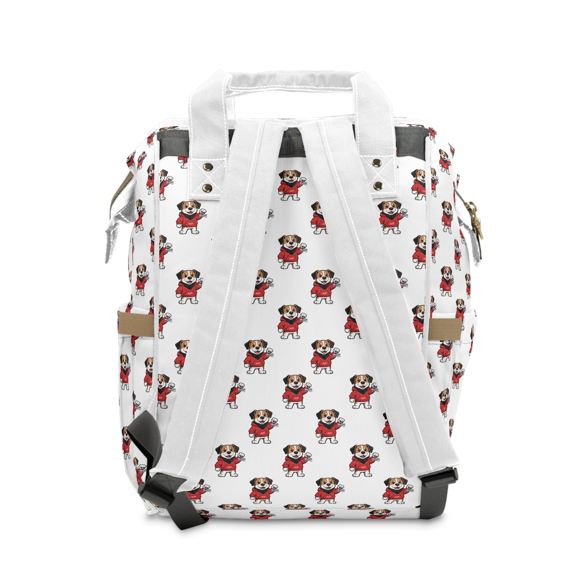 Ambizion Pooch Signature Puppy/Doggy Multifunctional Backpack White
