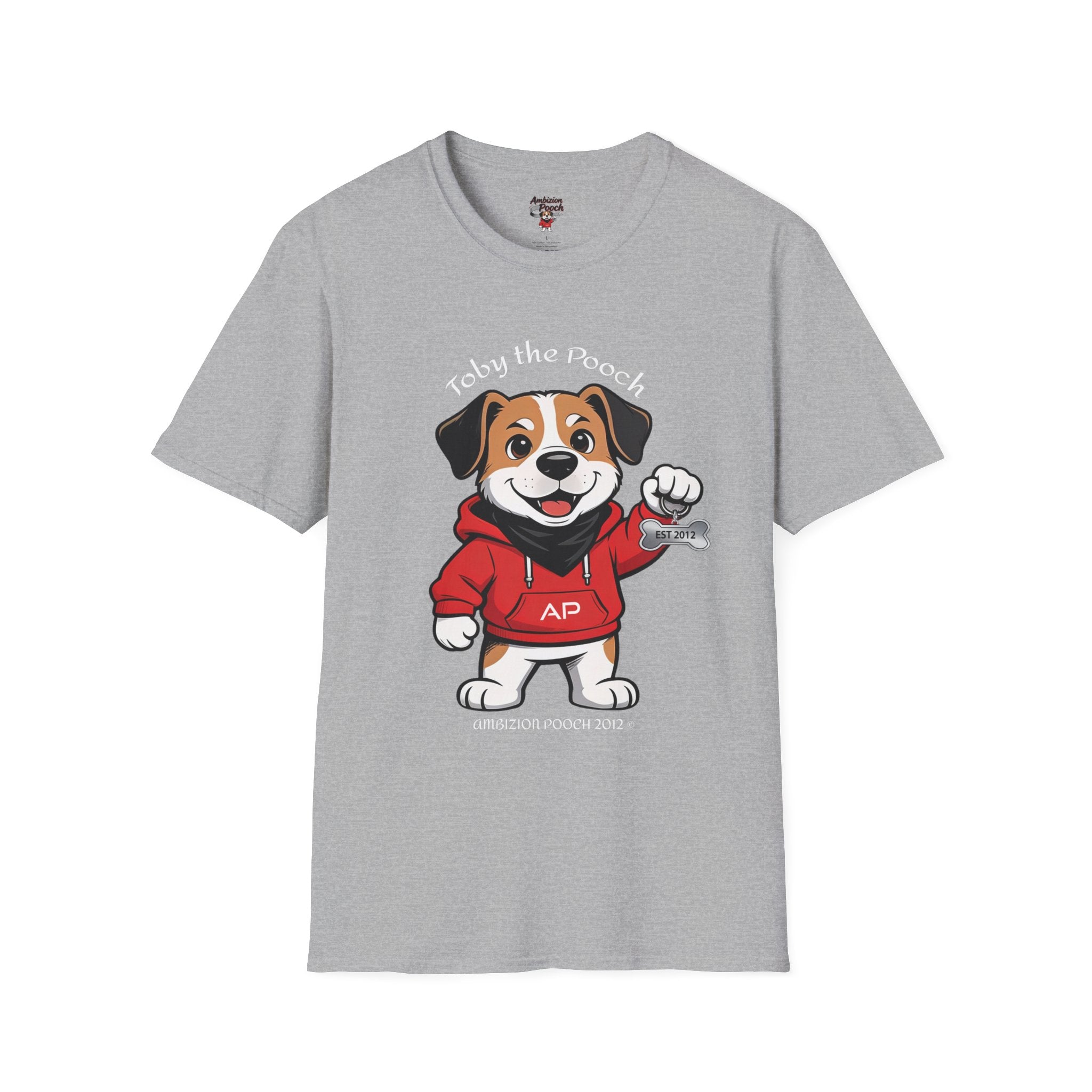 Toby the Pooch Unisex Softstyle T-Shirt