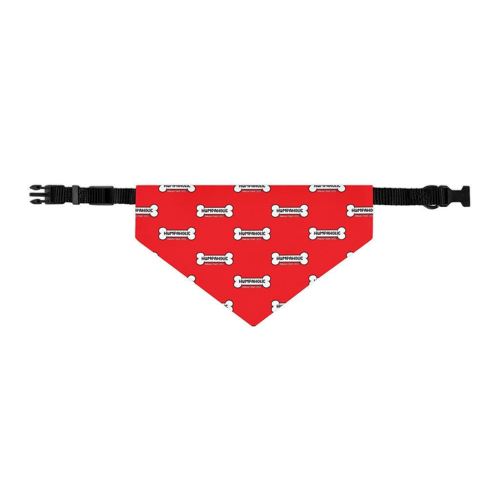 Humpaholic Pet Bandana Collar Red
