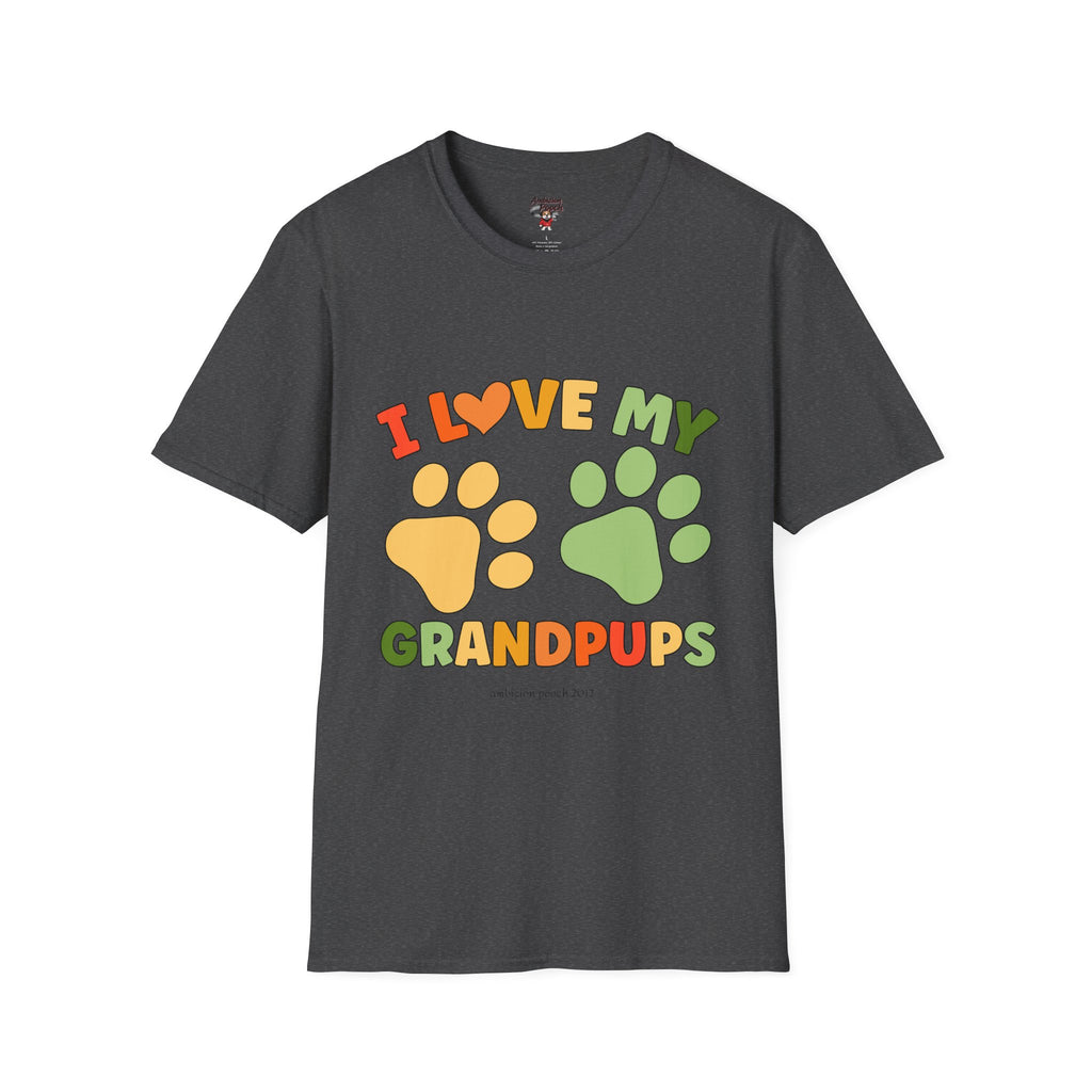 I Love My Grandpups Unisex Softstyle T-Shirt