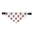 Ambizion Pooch Signature Monogram Bandana Collar White