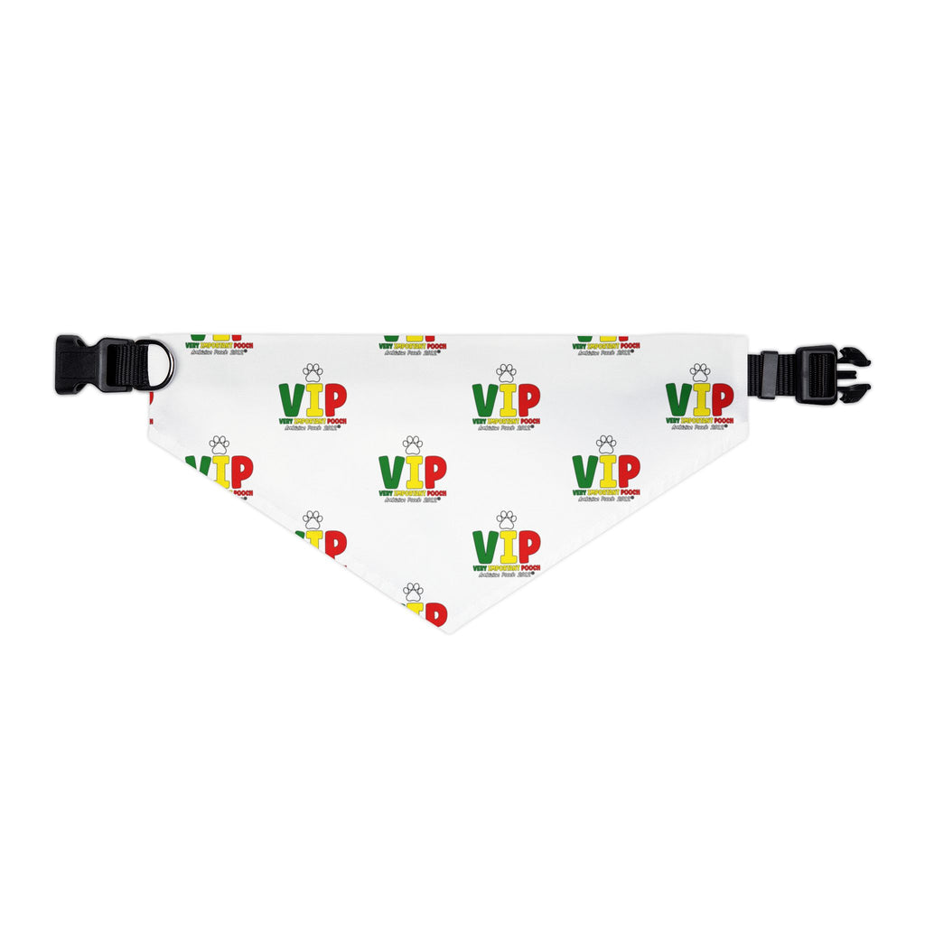 VIP Pet Bandana Collar White