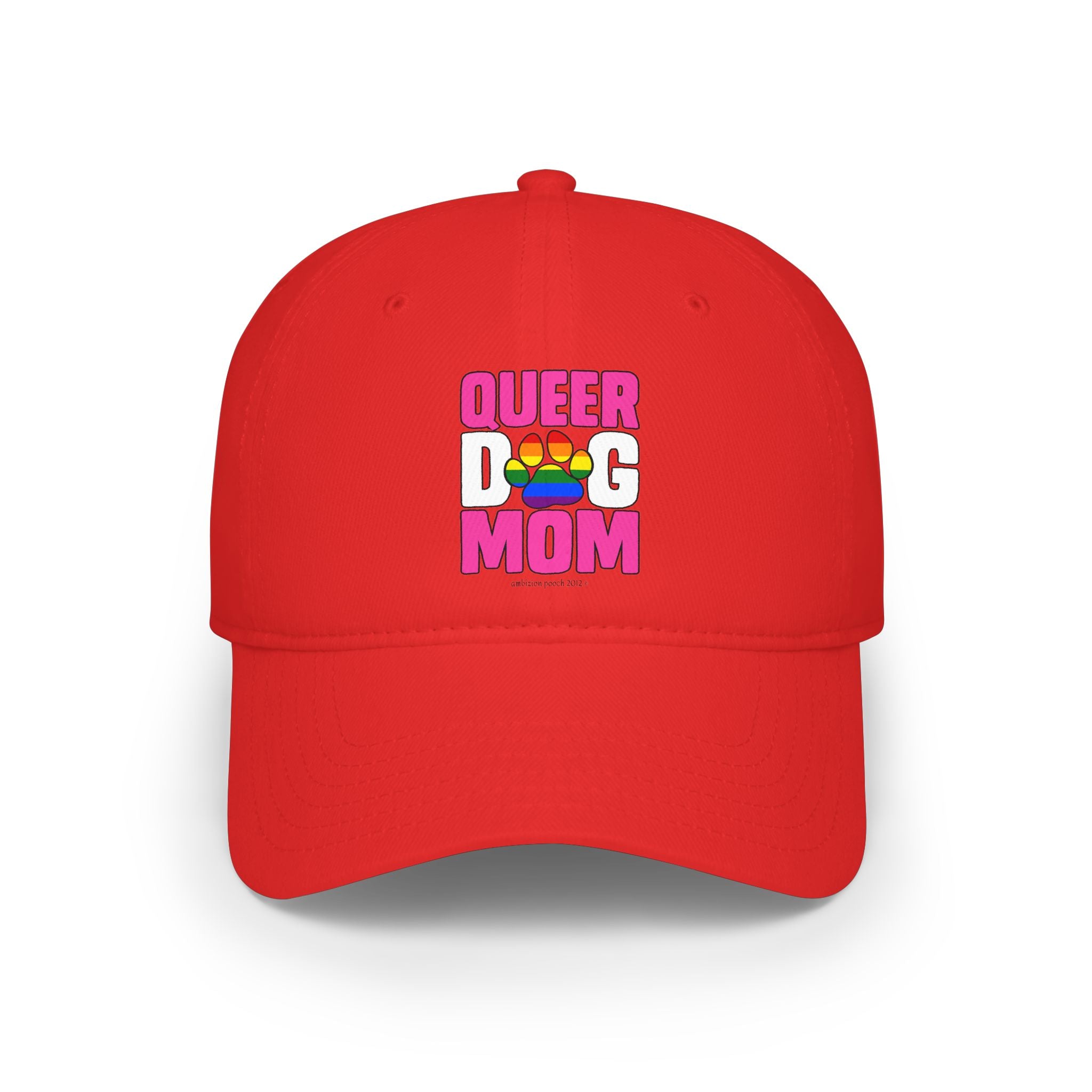 Queer Dog Mom Low Profile Baseball Cap