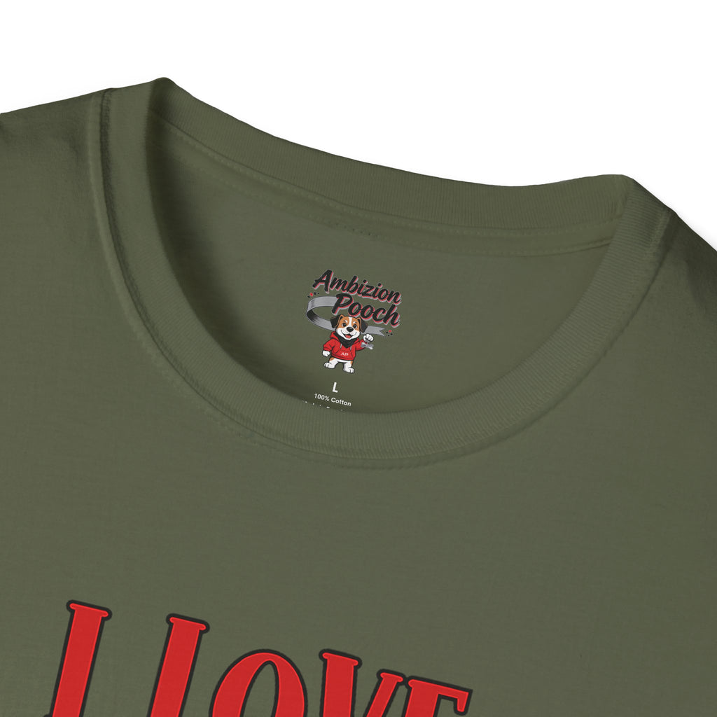 I Love Dogs More Than Humans Unisex Softstyle T-Shirt