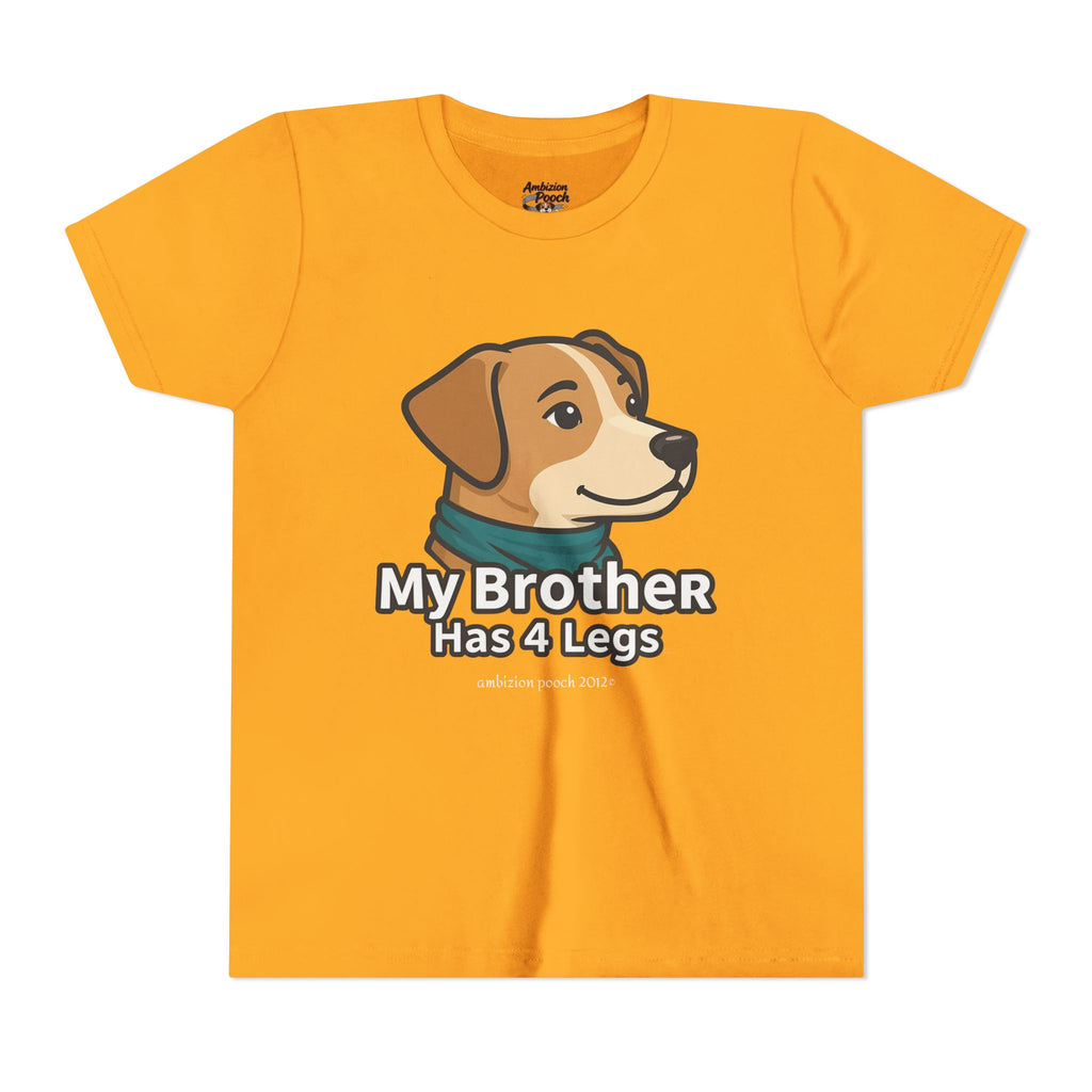 "My Bro Has 4 Legs" Kids Tee