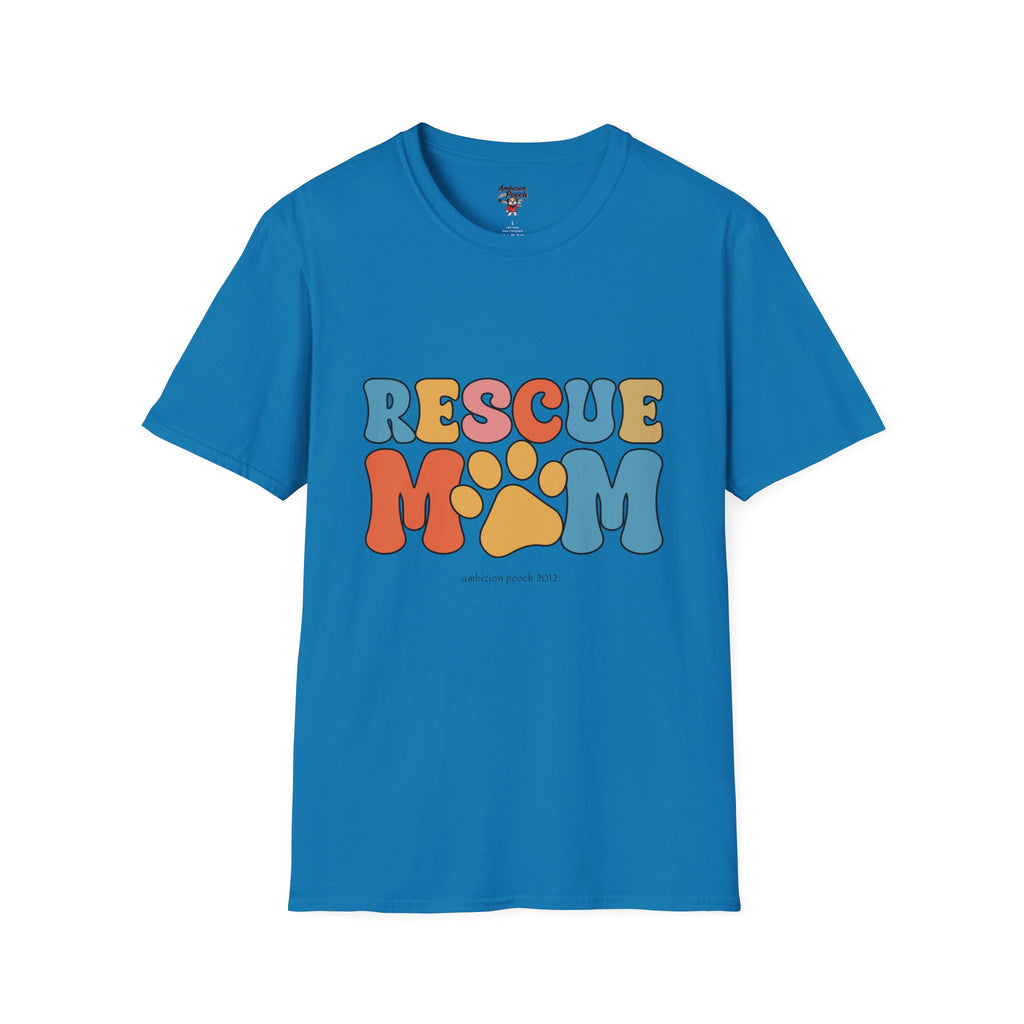 Rescue Mom Unisex Softstyle T-Shirt