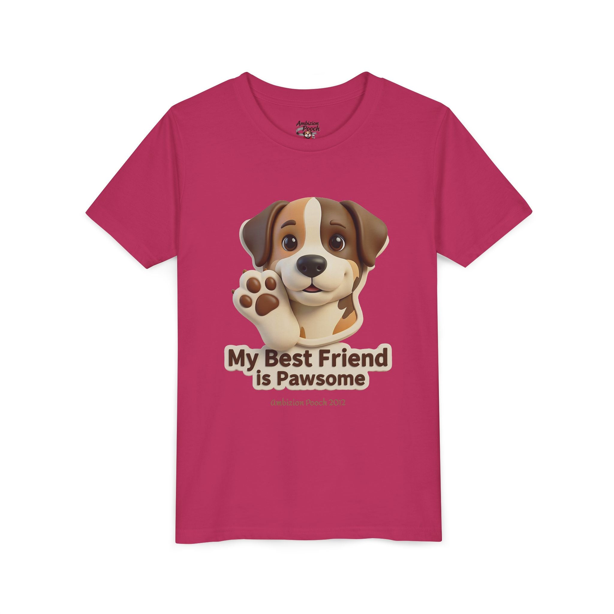"My Best Friend is Pawsome" Kids Tee