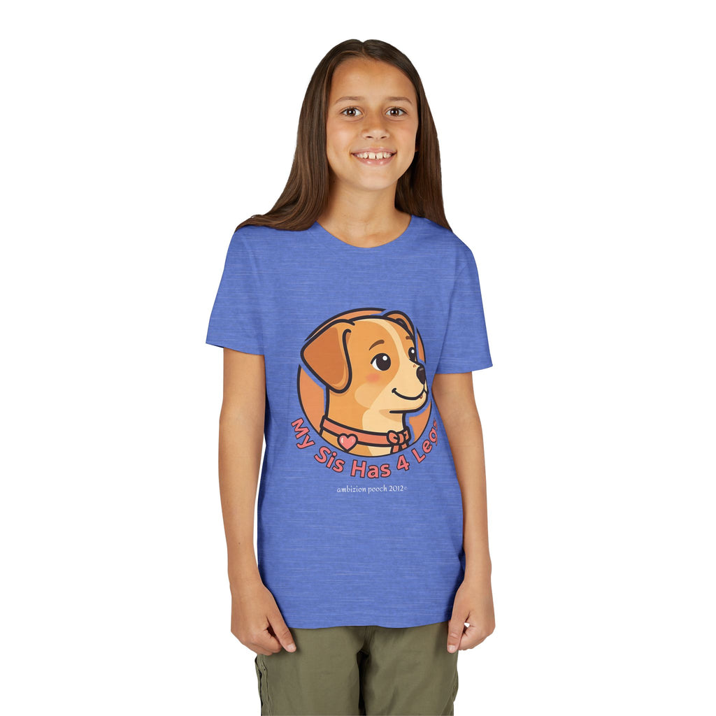"My Sis Has 4 Legs" Kids Tee