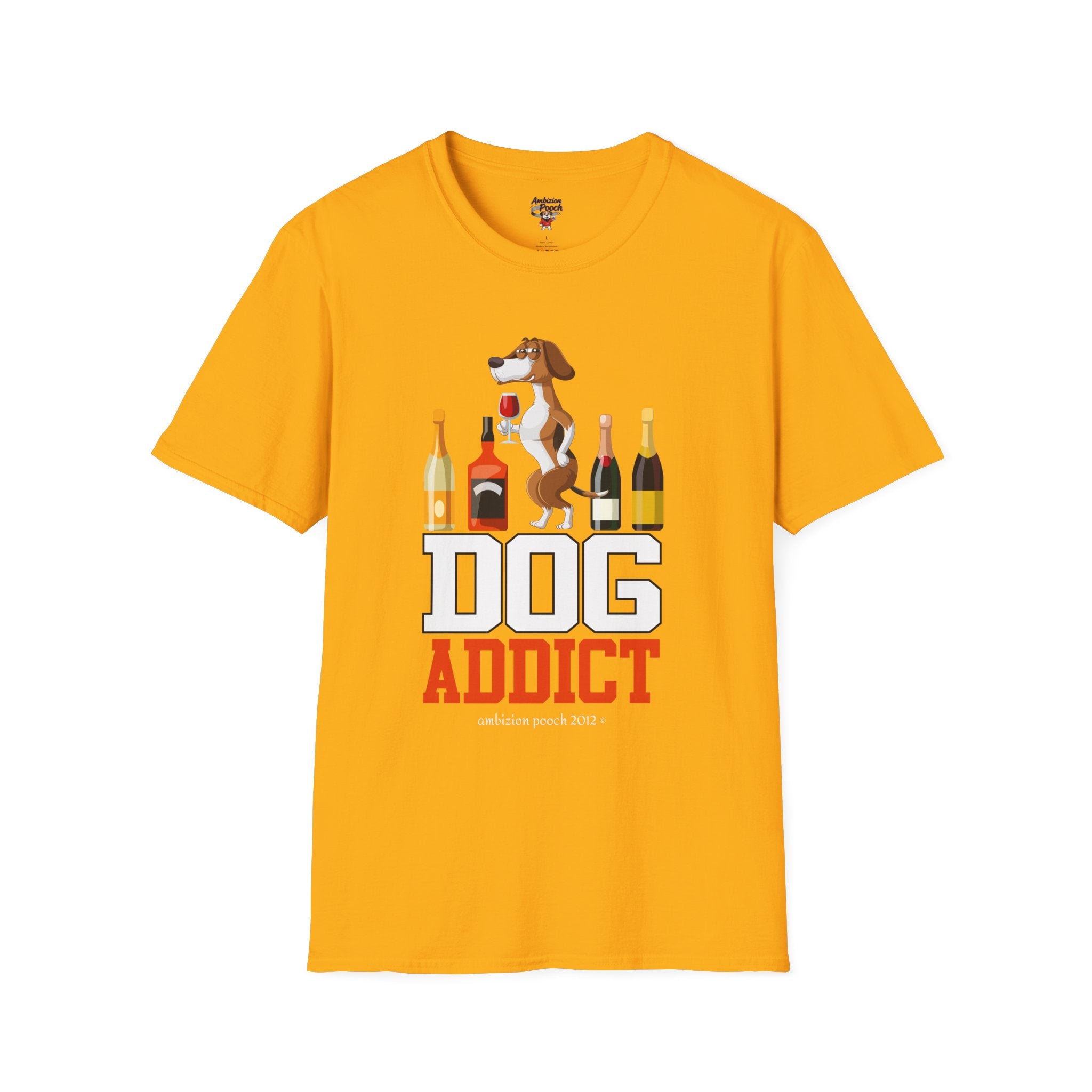 Dog Addict Unisex Softstyle T-Shirt