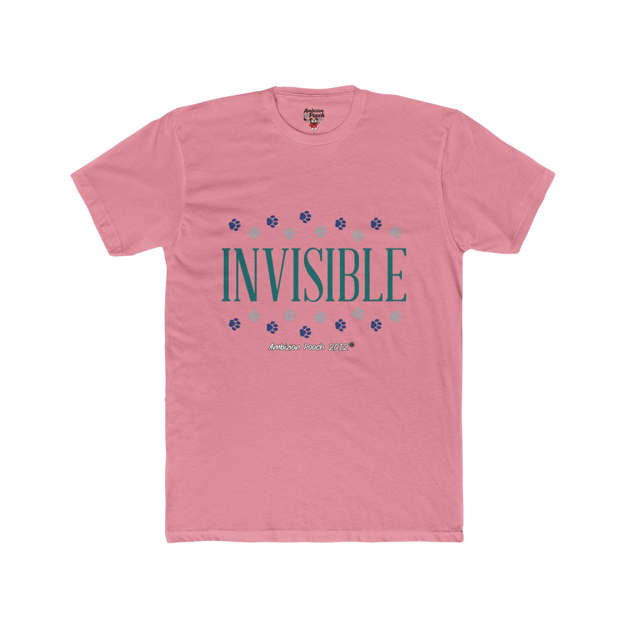 Doggy Parent "Invisible" T-Shirt — Matching "Pawpular" Doggy Tee