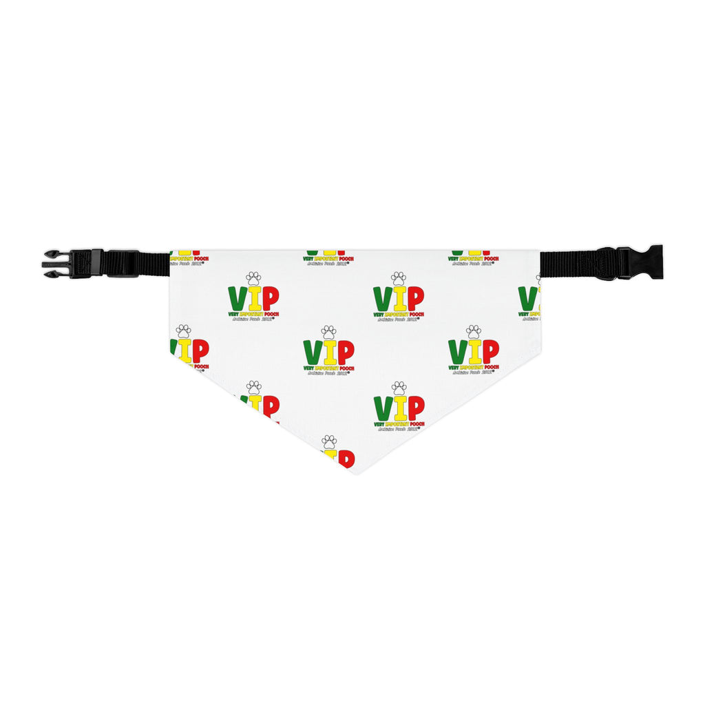 VIP Pet Bandana Collar White