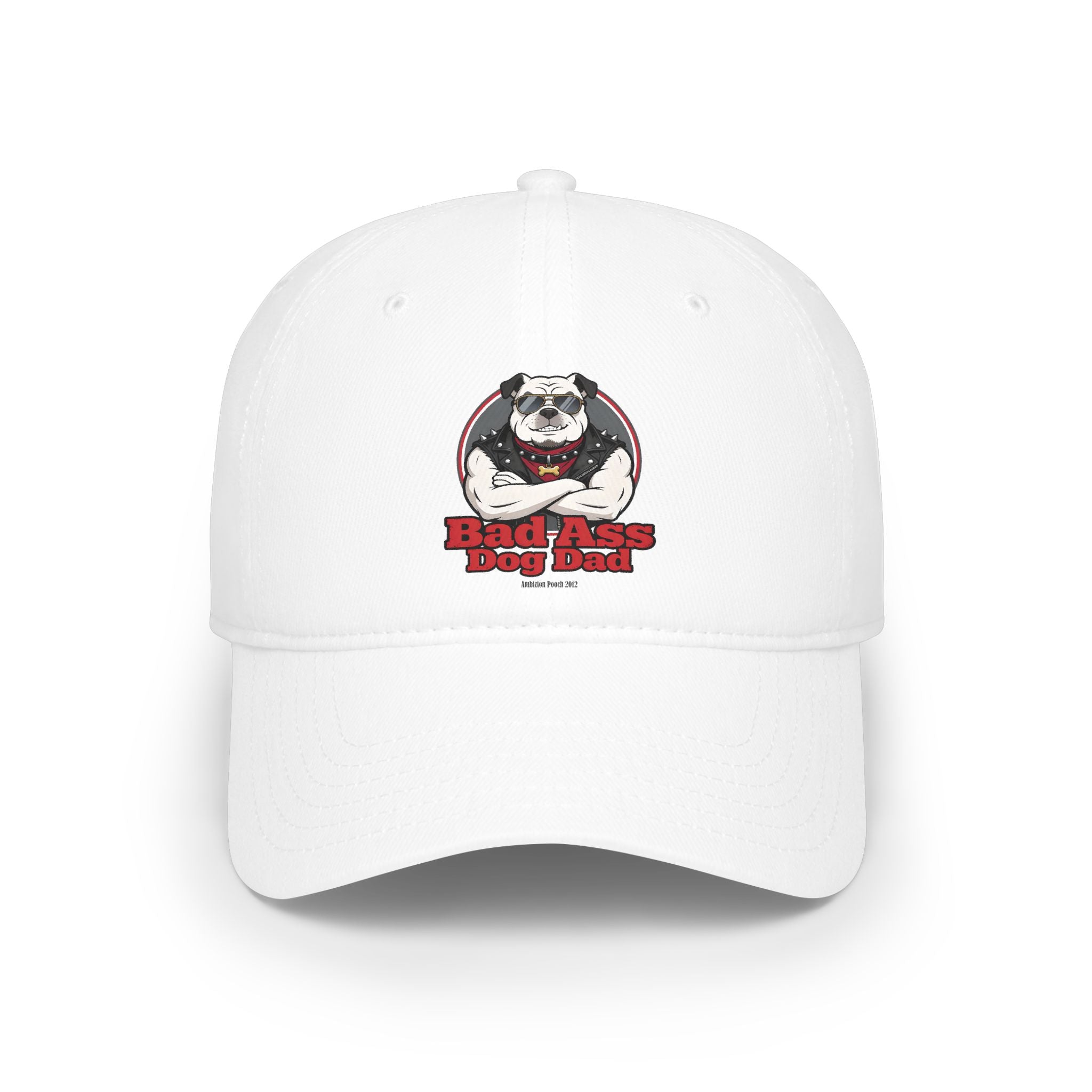 Bad Ass Dog Dad Low Profile Baseball Cap