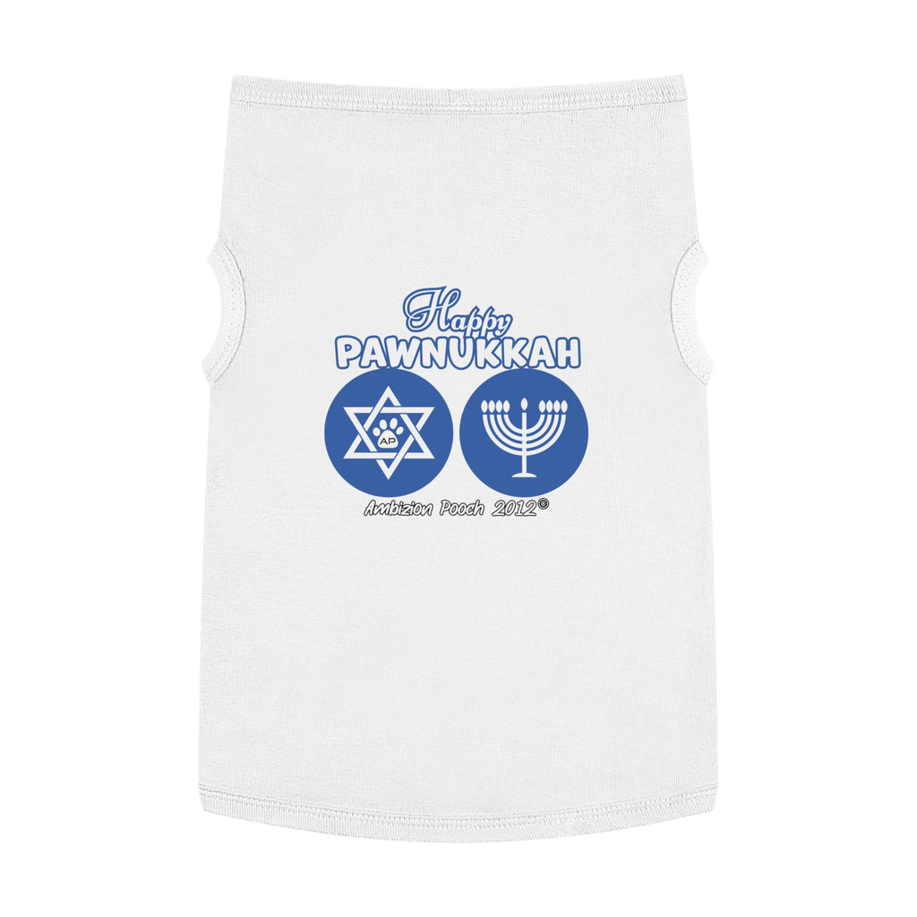 "Happy Pawnukkah" Hannukah Doggy Tank Top