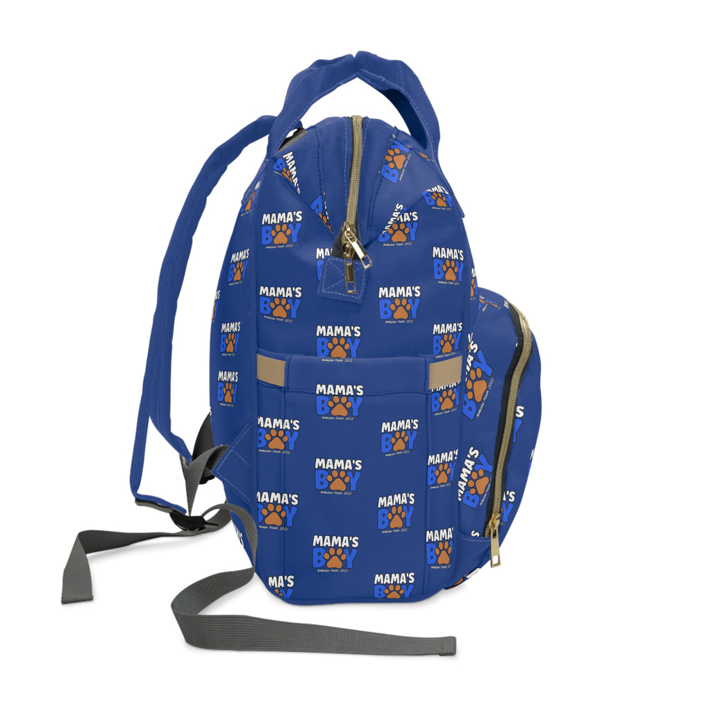 Mama's Boy Puppy/Doggy Multifunctional Backpack Blue