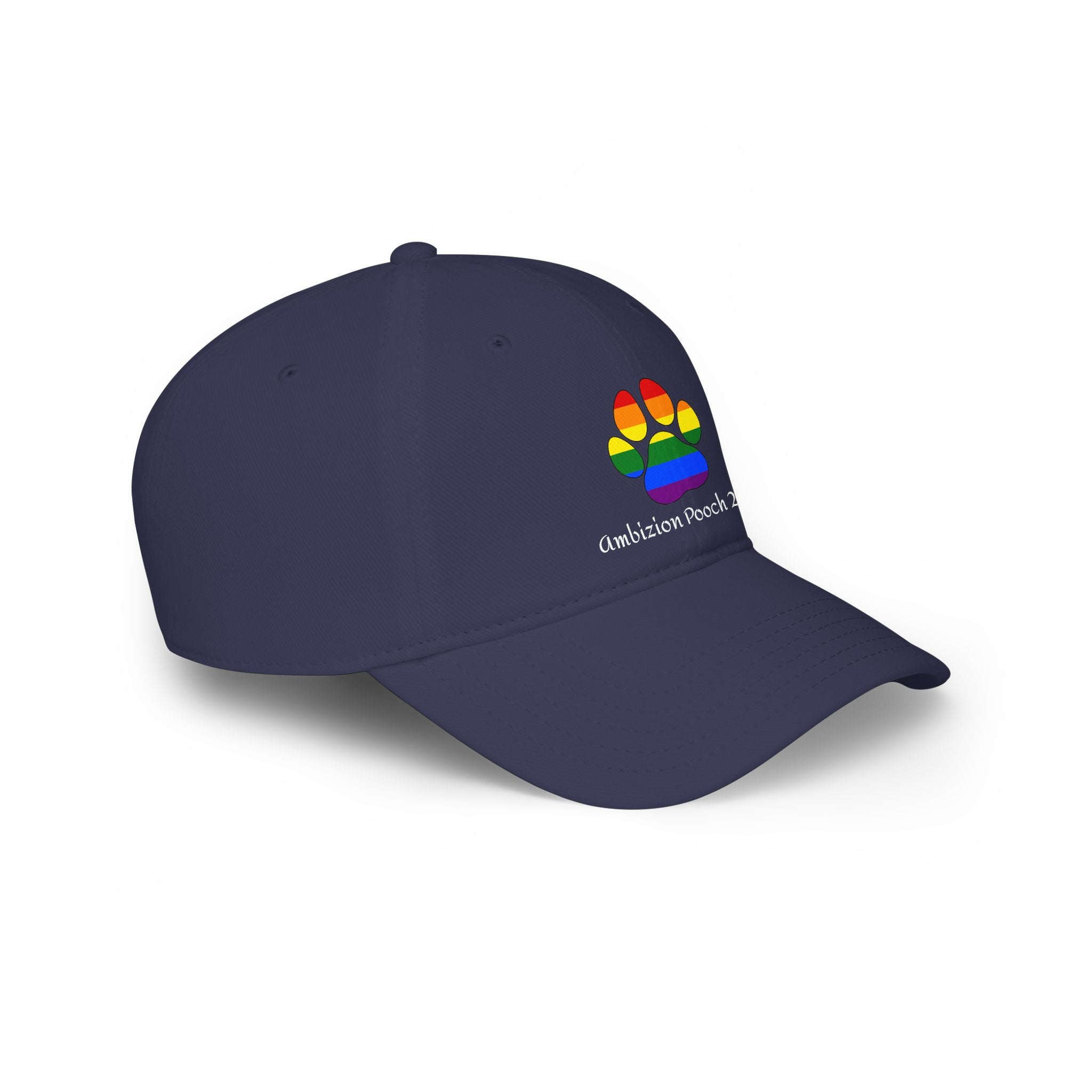 Rainbow Paw Low Profile Baseball Cap (LGBTQ)