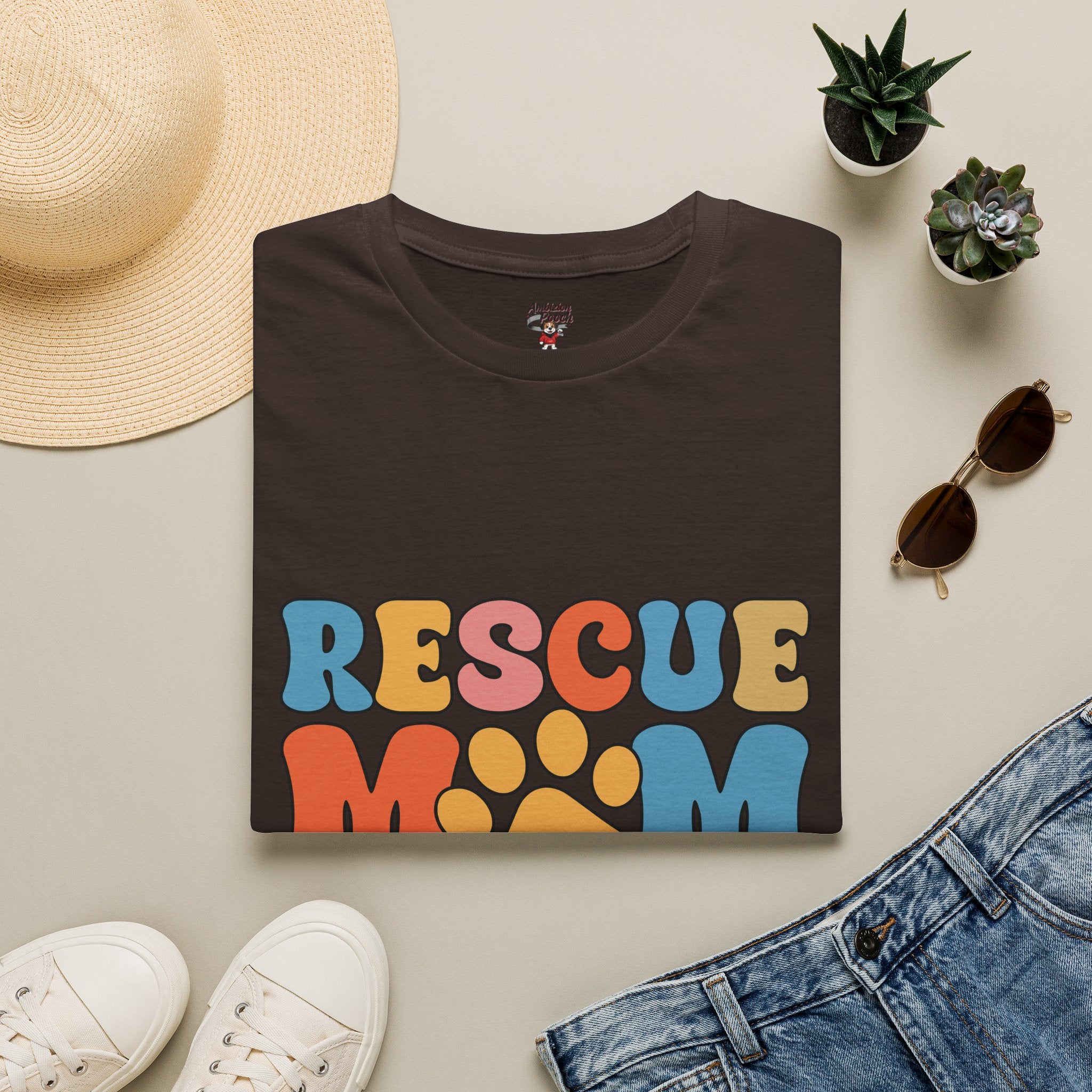 Rescue Mom Unisex Softstyle T-Shirt
