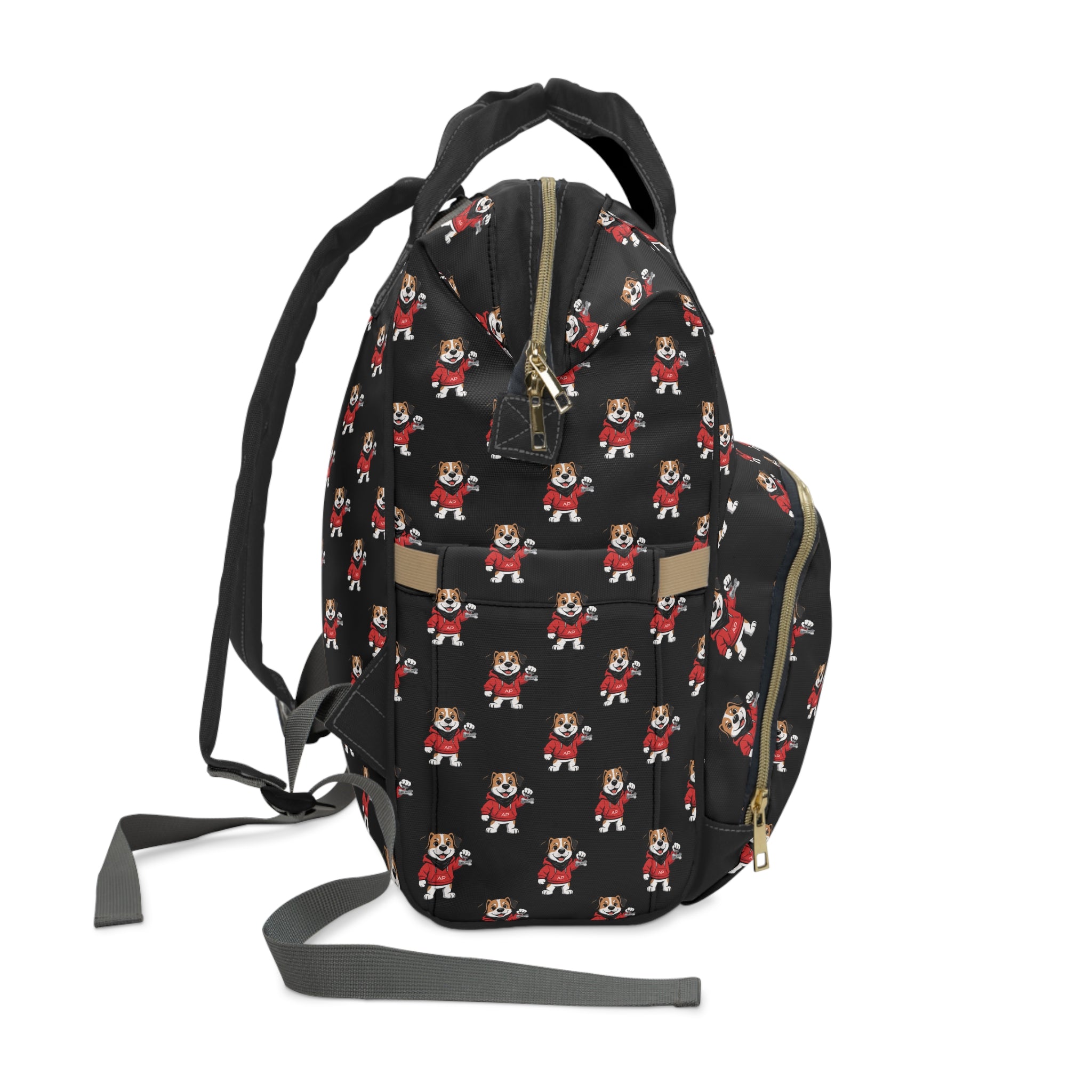 Ambizion Pooch Signature Puppy/Doggy Multifunctional Backpack Black
