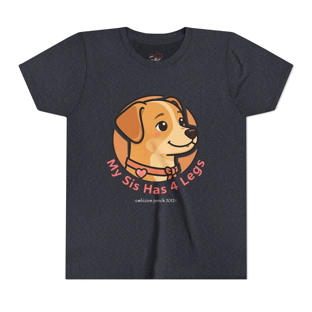 "My Sis Has 4 Legs" Kids Tee