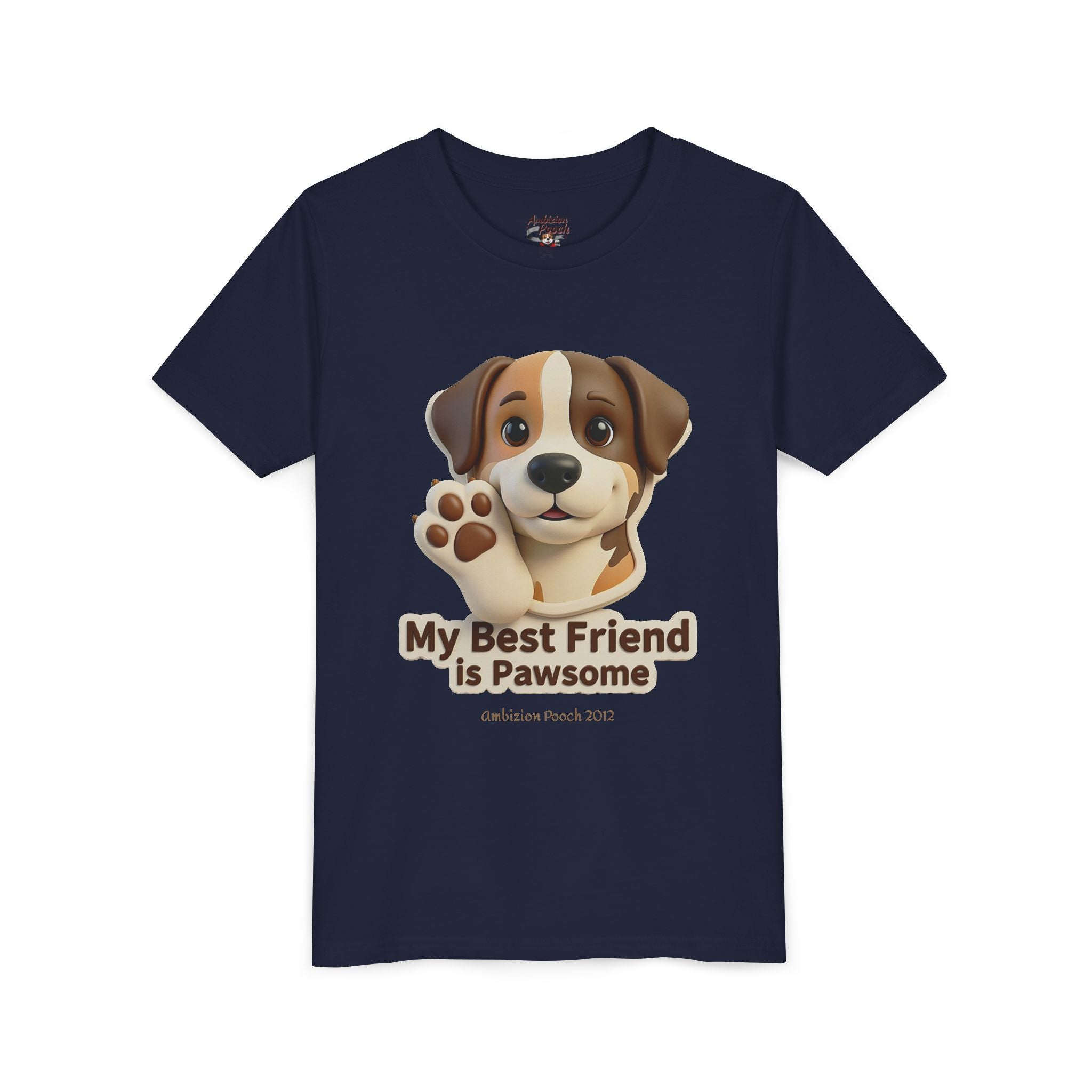 "My Best Friend is Pawsome" Kids Tee