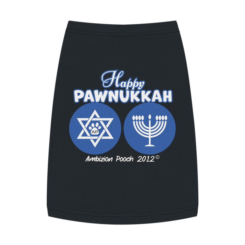 "Happy Pawnukkah" Hannukah Doggy Tank Top