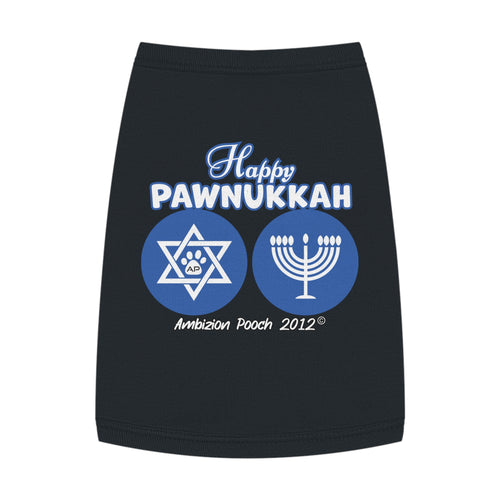 "Happy Pawnukkah" Hannukah Doggy Tank Top