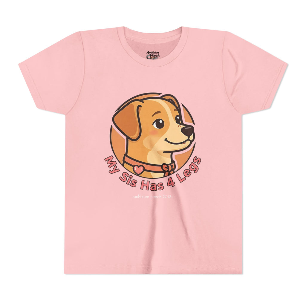 "My Sis Has 4 Legs" Kids Tee