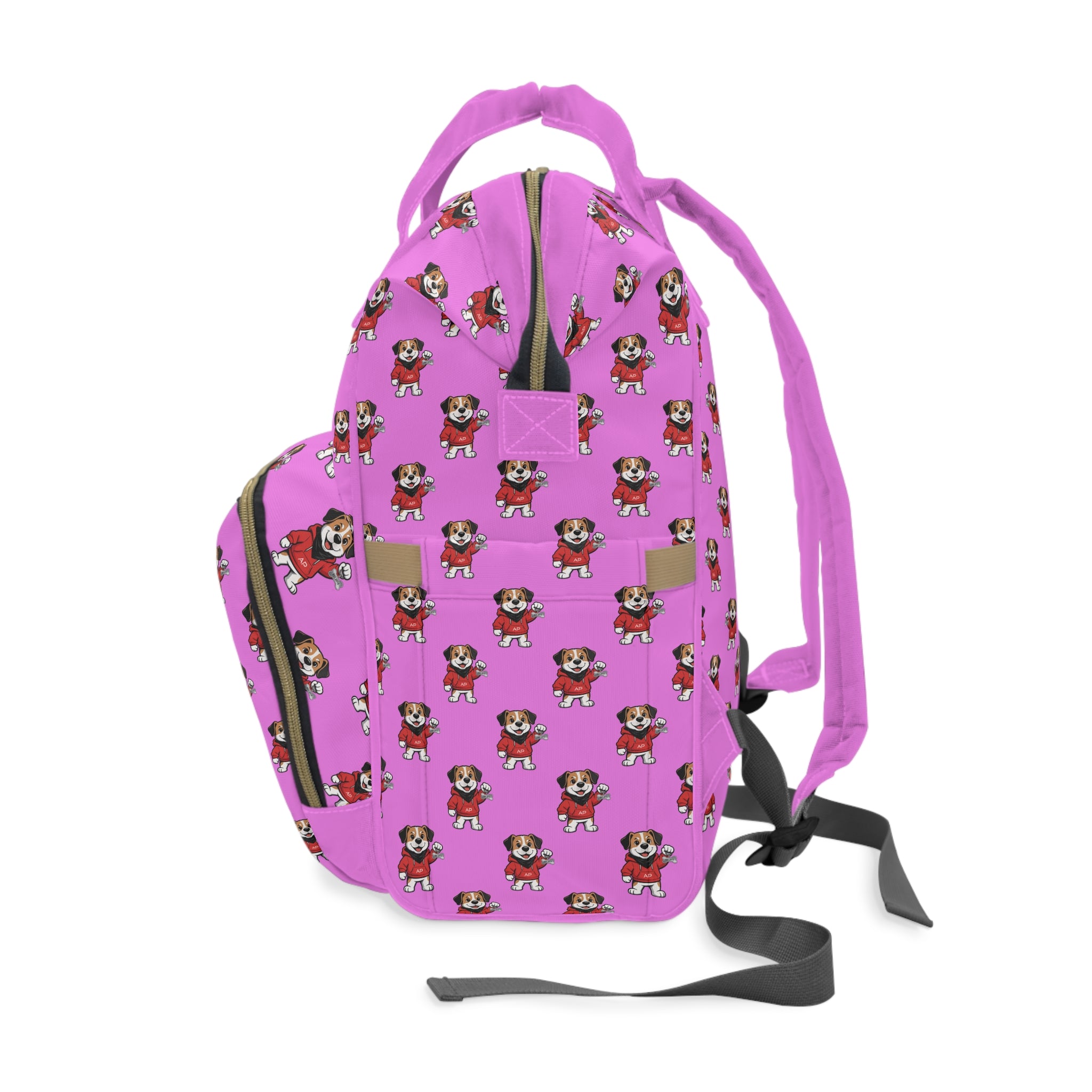 Ambizion Pooch Signature Puppy/Doggy Multifunctional Backpack Pink