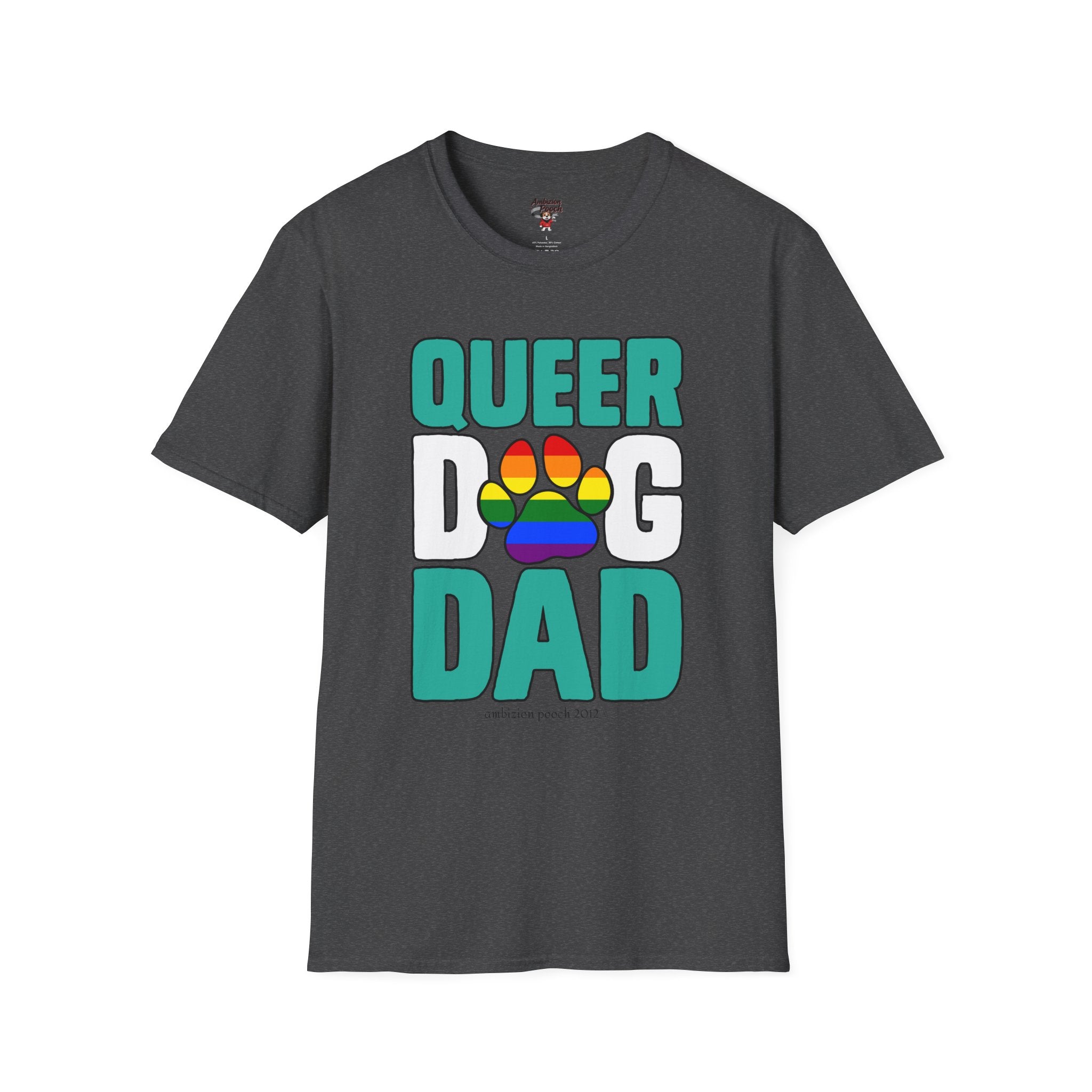 Queer Dog Dad Unisex Softstyle T-Shirt