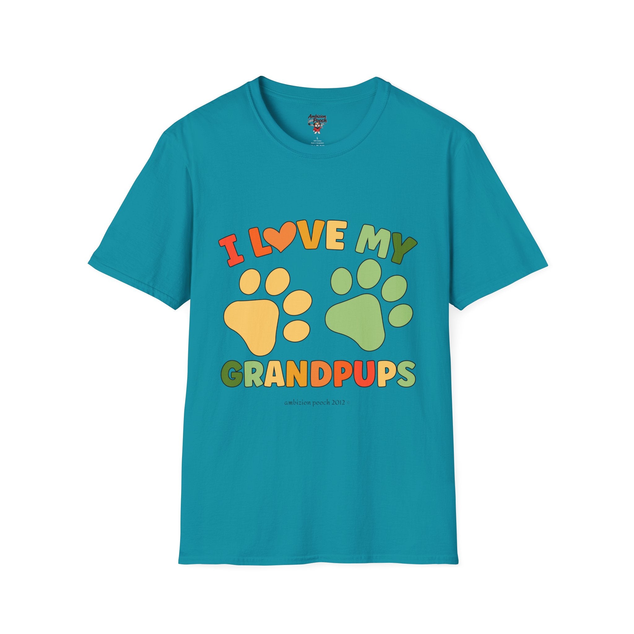 I Love My Grandpups Unisex Softstyle T-Shirt