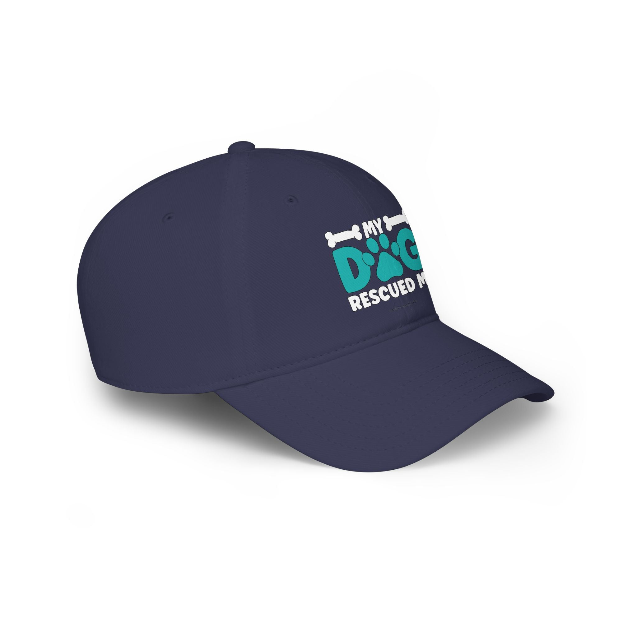 My Dog Rescued Me Low Profile Baseball Cap