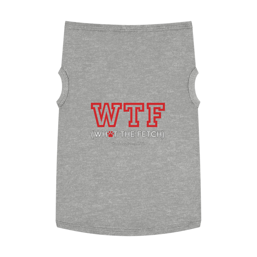 Doggy WTF Tank Top — "WTF" (Pet & Parent Matching)
