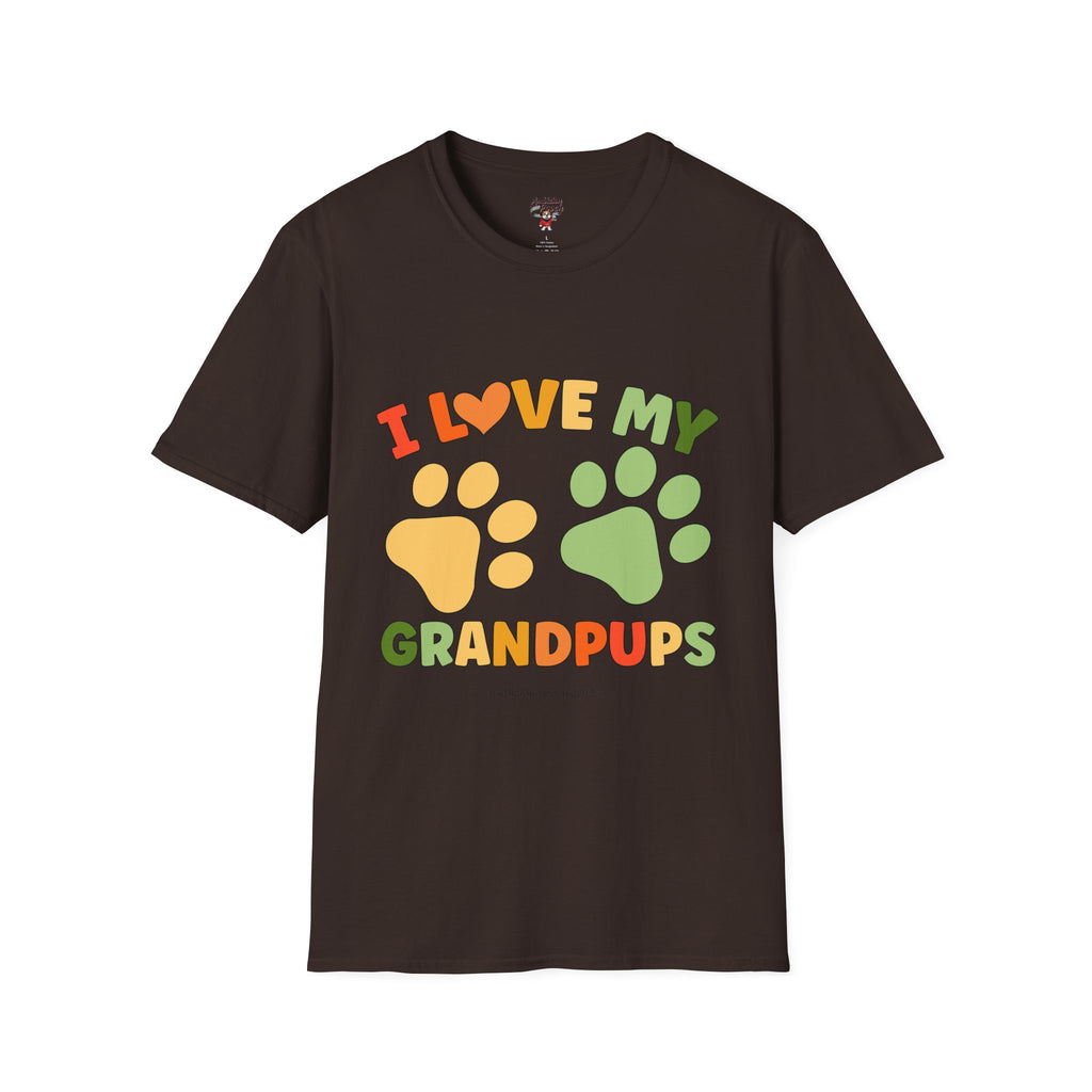 I Love My Grandpups Unisex Softstyle T-Shirt