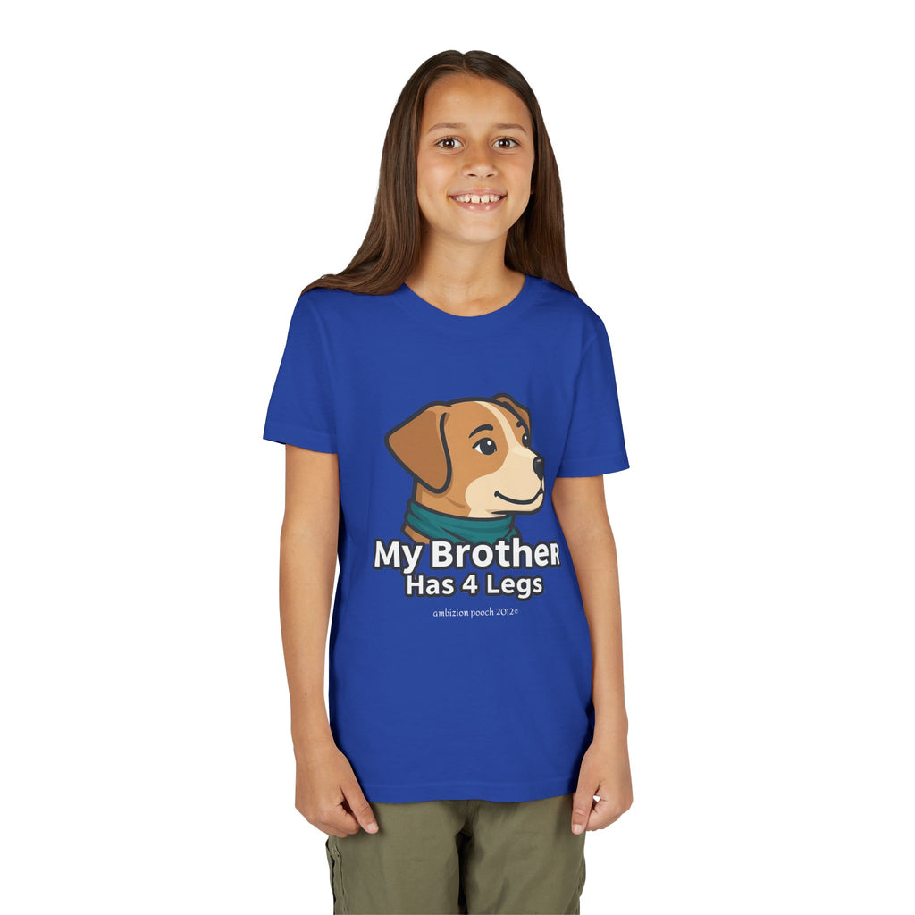 "My Bro Has 4 Legs" Kids Tee