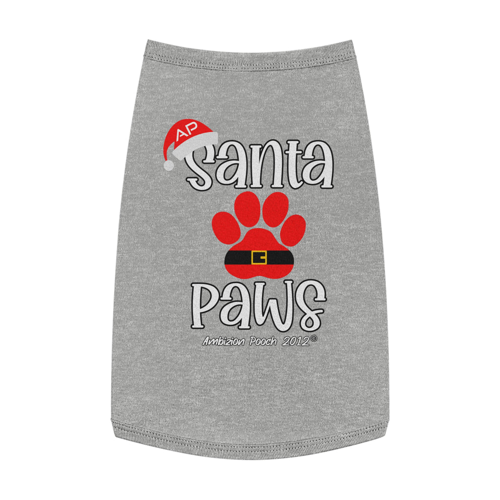 "Santa Paws" Christmas Doggy Tank Top