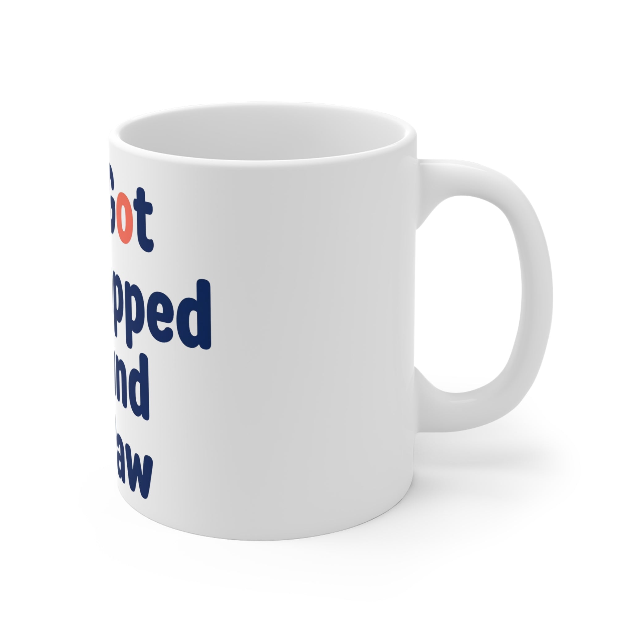 He’s Got Me Wrapped Around Her Paw" Cute Dog Lover Coffee Mug 11oz