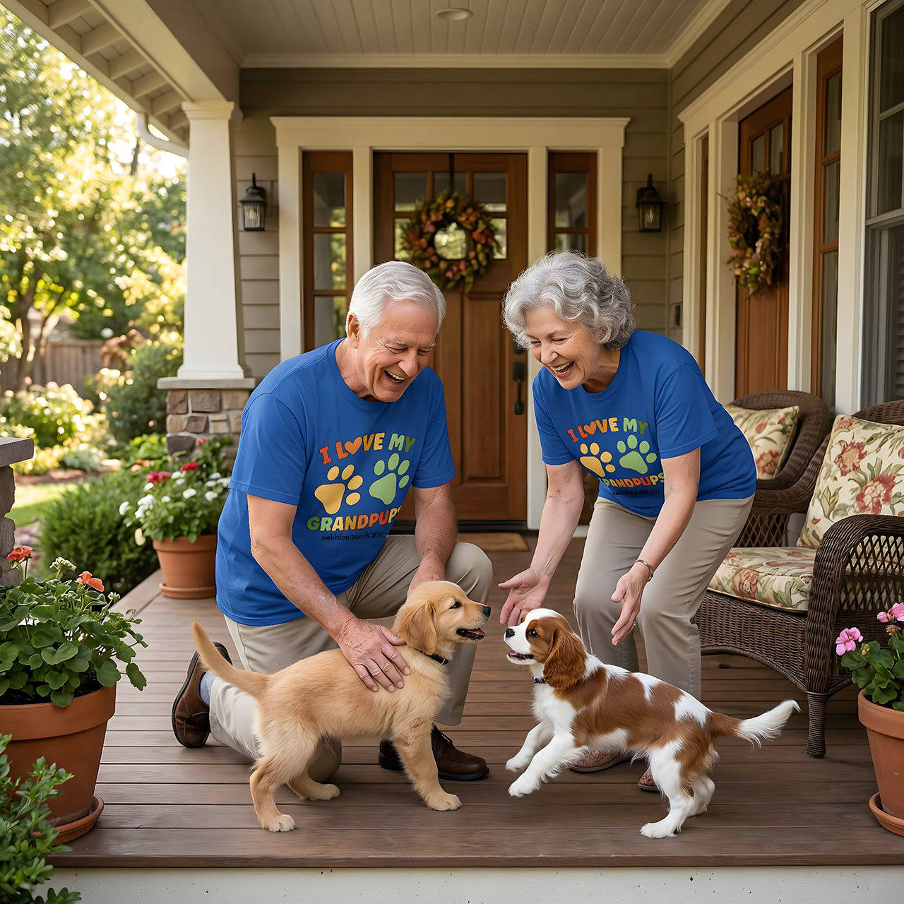 I Love My Grandpups Unisex Softstyle T-Shirt