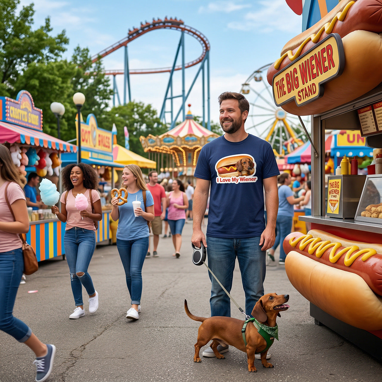 I Love My Wiener Unisex T-Shirt