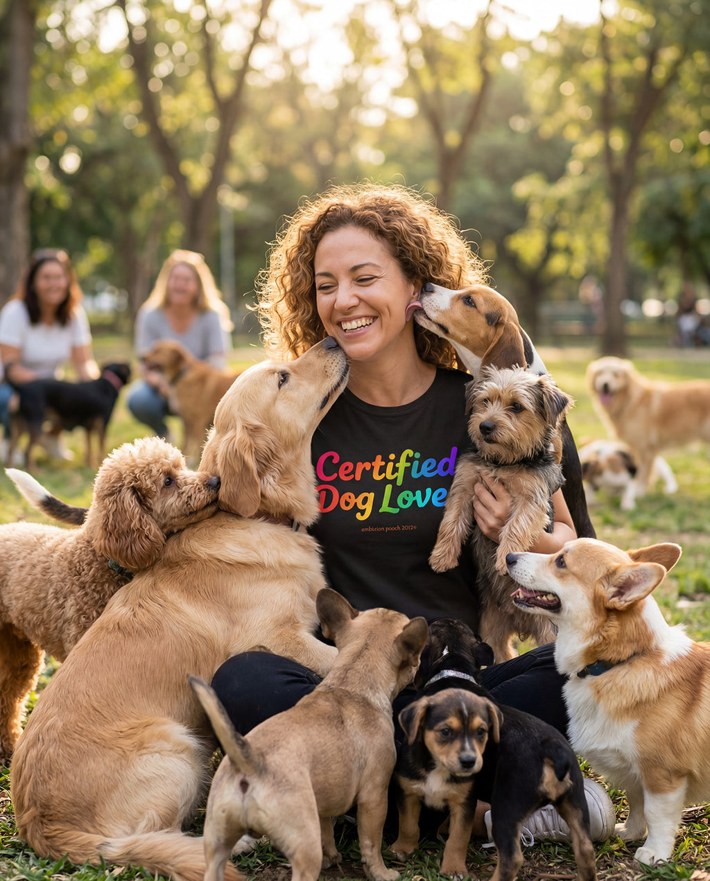 Certified Dog Lover Unisex Softstyle T-Shirt (All Dogs)